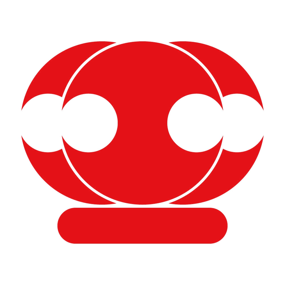 三つ重ね分銅に一紋 8