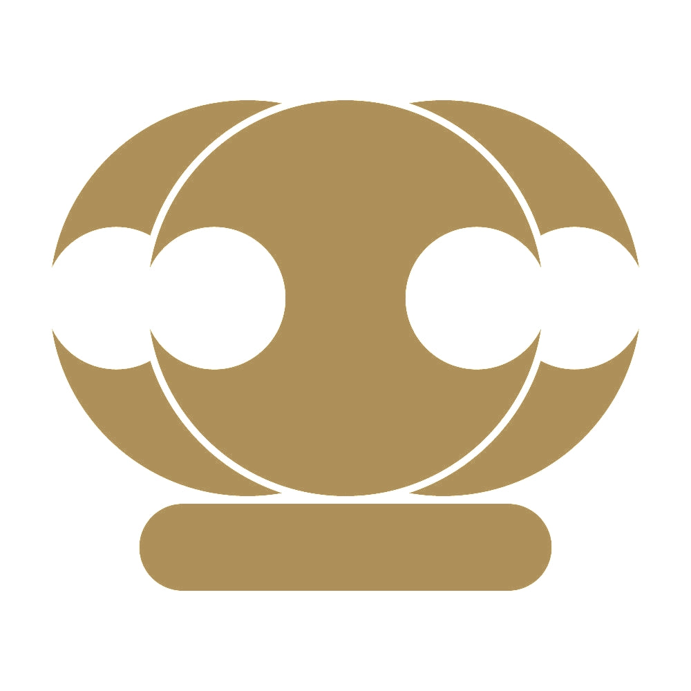 三つ重ね分銅に一紋 9