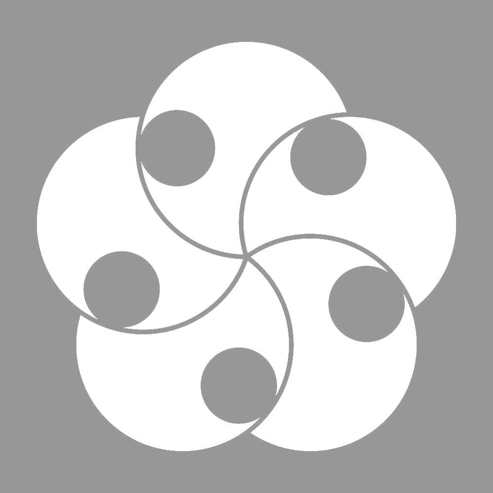 五つ捻じ分銅紋 7