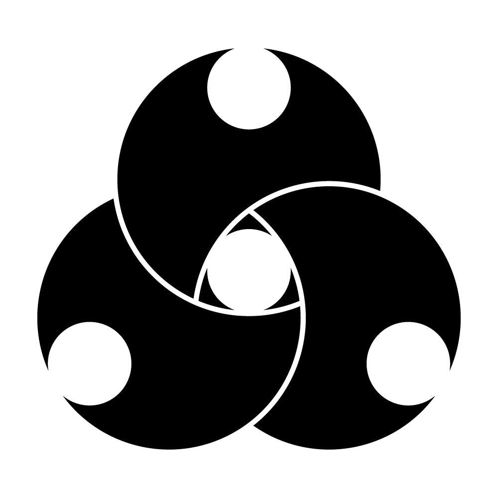 三つ組み分銅紋