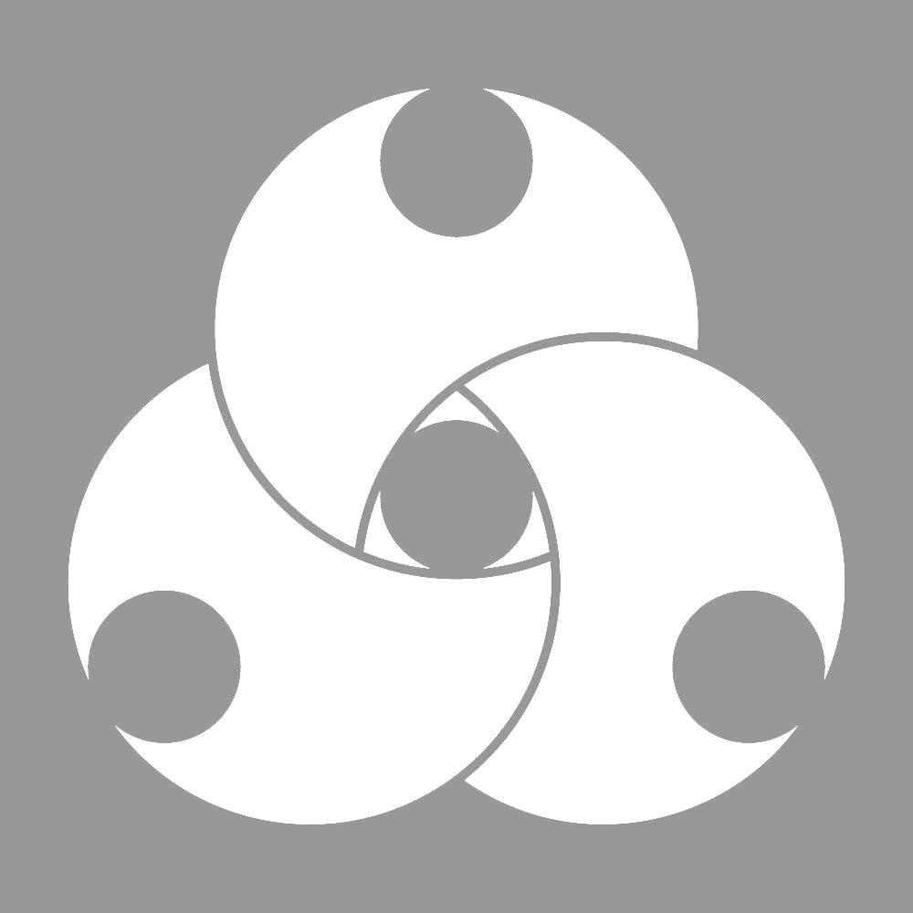 三つ組み分銅紋 7