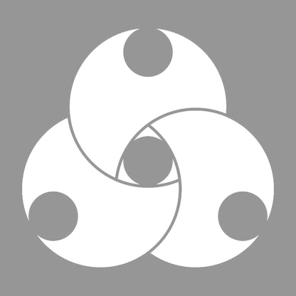三つ組み分銅紋 7