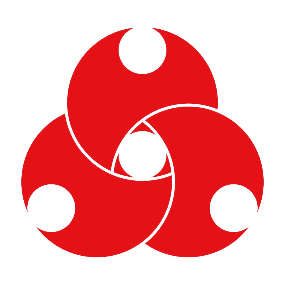 三つ組み分銅紋 8