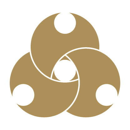 三つ組み分銅紋 9