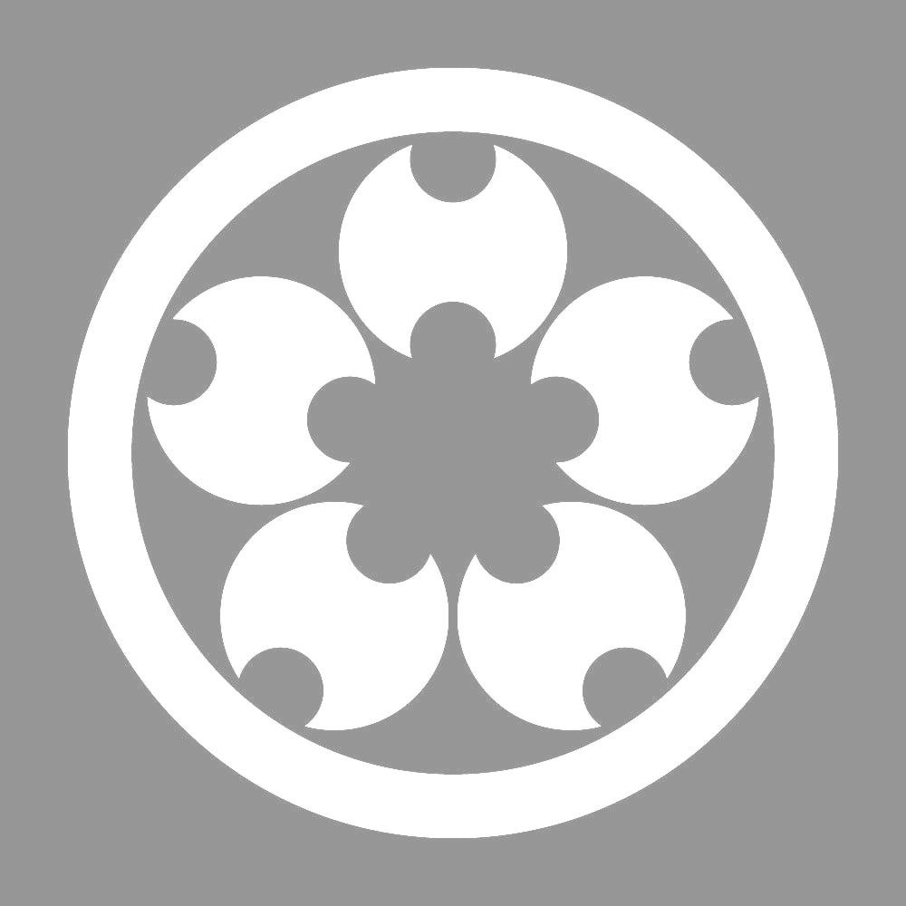 丸に分銅桜紋 7