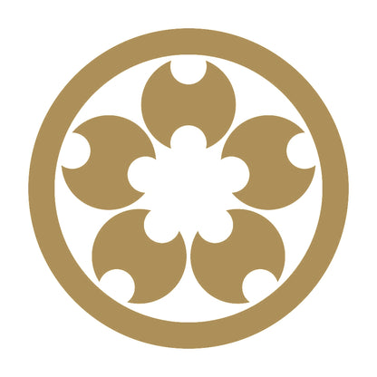 丸に分銅桜紋 9