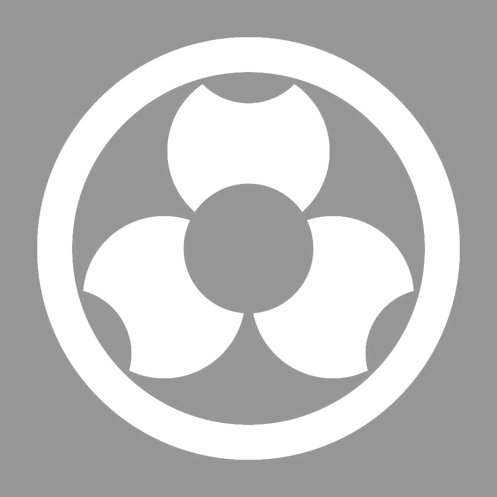 丸に三つ寄せ分銅紋 7