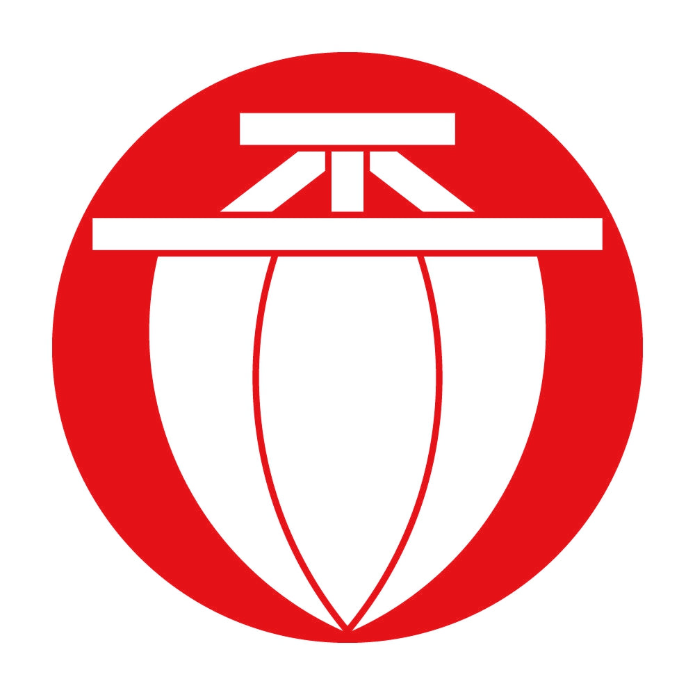 石持ち地抜き真向き帆紋 8