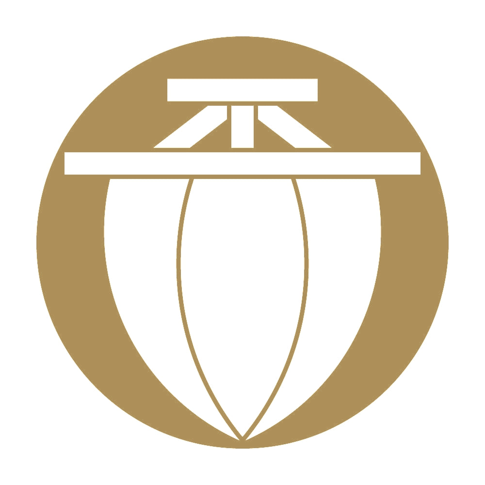 石持ち地抜き真向き帆紋 9
