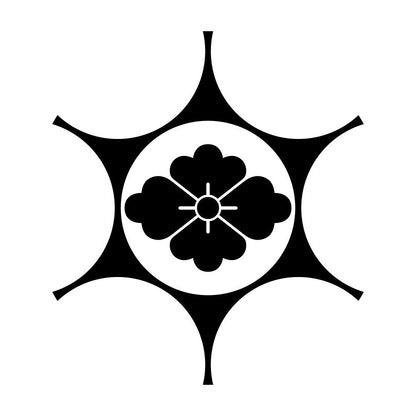 鞠挾みに花菱紋
