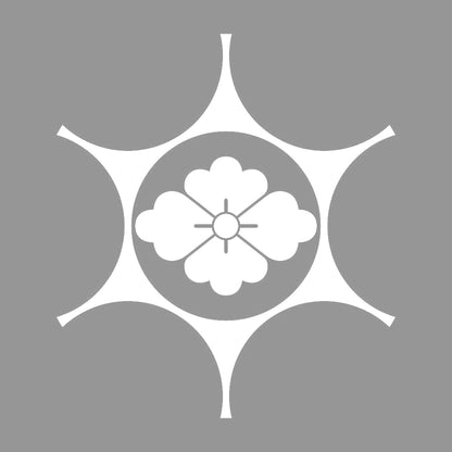 鞠挾みに花菱紋 7