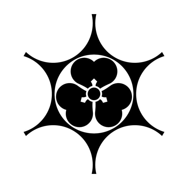 鞠挾みに片喰紋