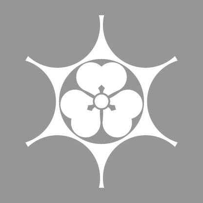 鞠挾みに片喰紋 7
