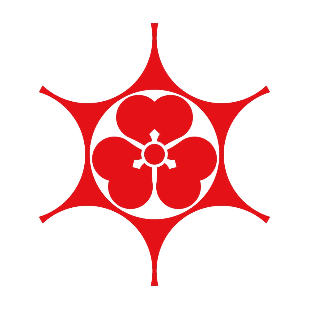 鞠挾みに片喰紋 8