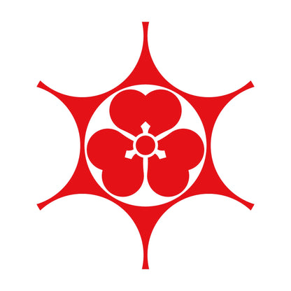 鞠挾みに片喰紋 8