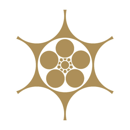 鞠挾みに梅鉢紋 9