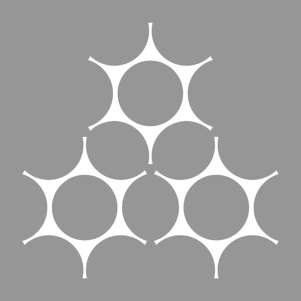三つ盛り鞠挾み紋 7