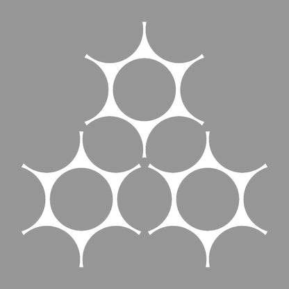 三つ盛り鞠挾み紋 7