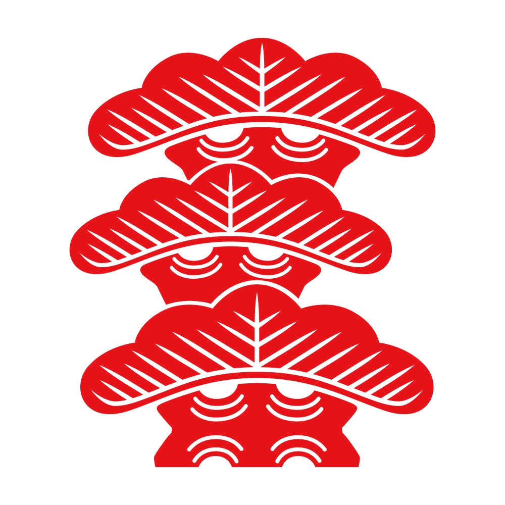 左三階松紋 8