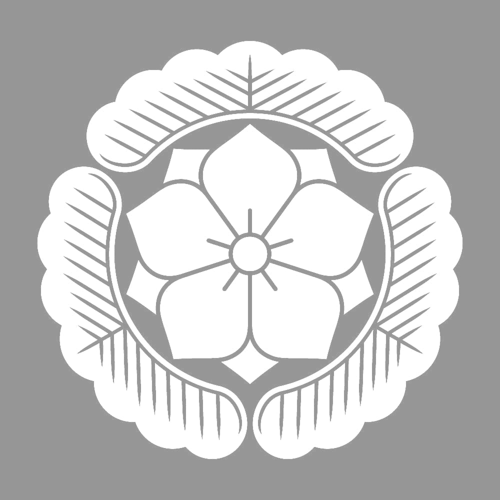根なし三つ松に八重桔梗紋 7