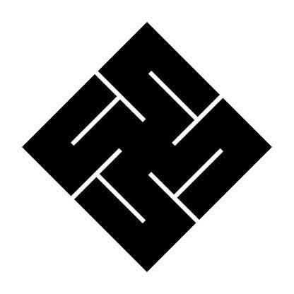 隅立て右万字崩し紋
