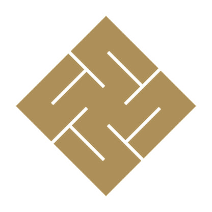隅立て右万字崩し紋 9