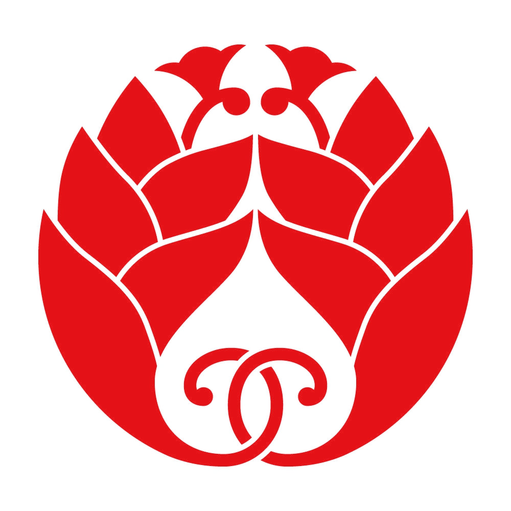 根違い茗荷紋 8