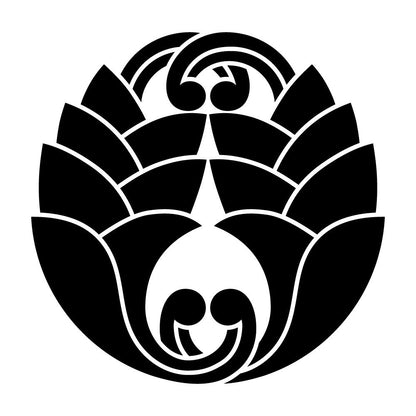 変わり抱き違い茗荷紋