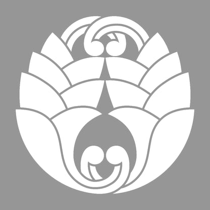 変わり抱き違い茗荷紋 7
