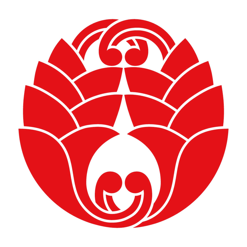 変わり抱き違い茗荷紋 8