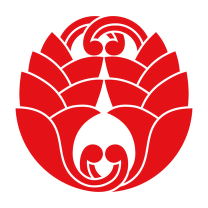 変わり抱き違い茗荷紋 8