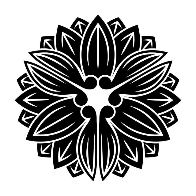 三つ茗荷崩し紋