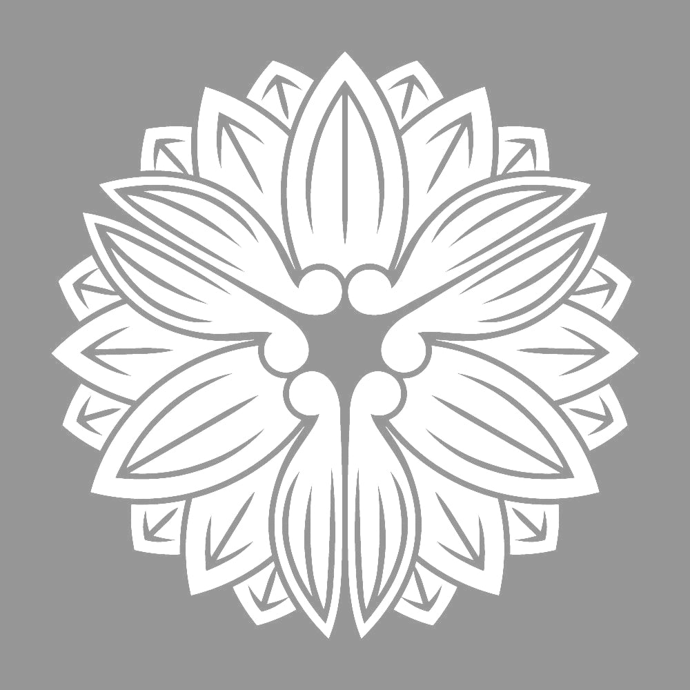 三つ茗荷崩し紋 7