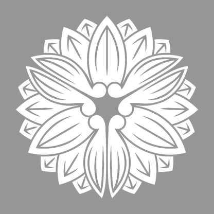 三つ茗荷崩し紋 7