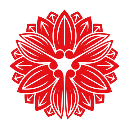 三つ茗荷崩し紋 8