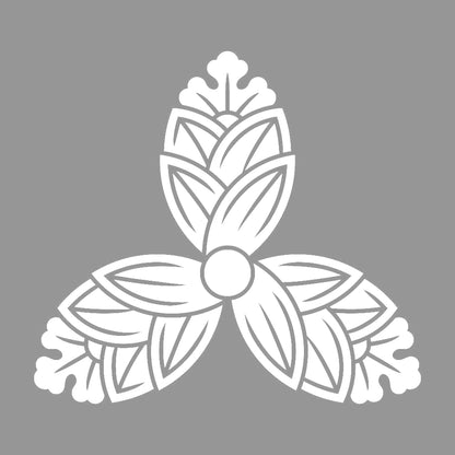 三つ茗荷紋 7
