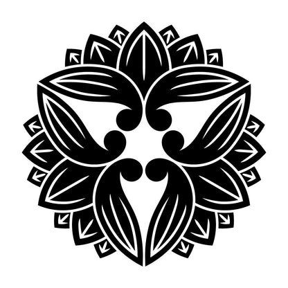 変わり三つ向かい茗荷崩し紋
