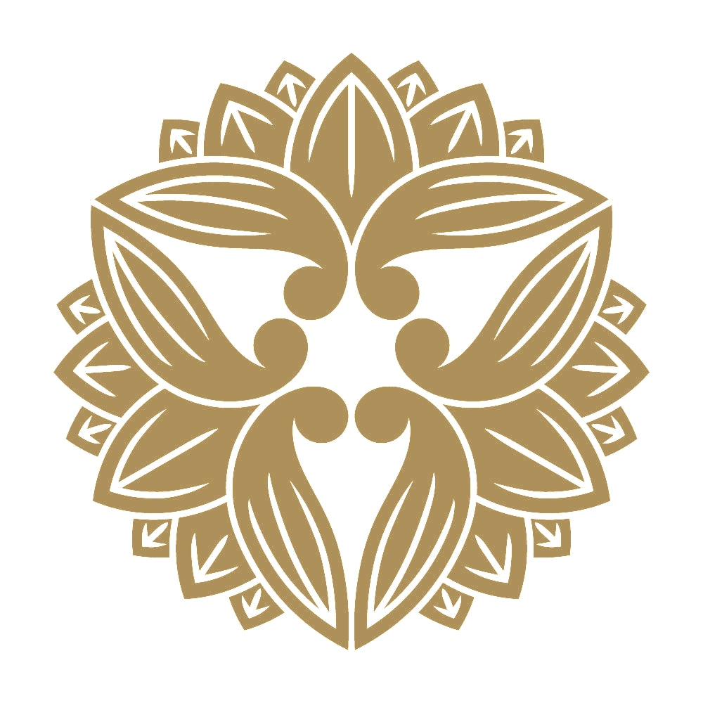 変わり三つ向かい茗荷崩し紋 9