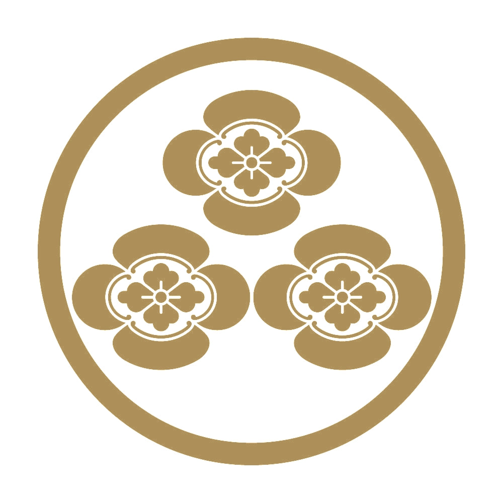 細輪三つ盛り木瓜紋 9