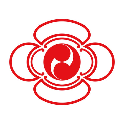 陰木瓜に二つ巴紋 8