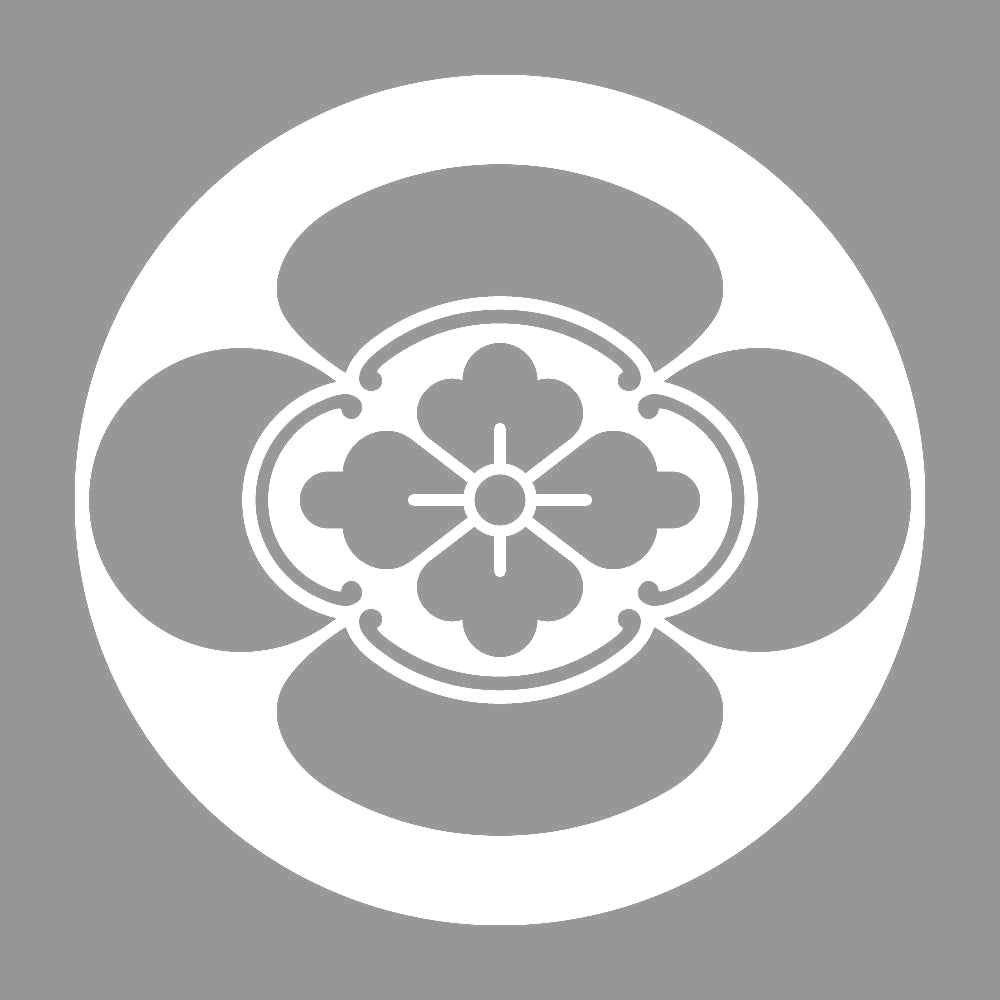 石持ち地抜き木瓜紋 7