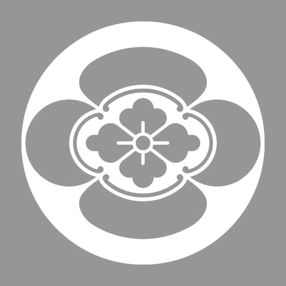石持ち地抜き木瓜紋 7