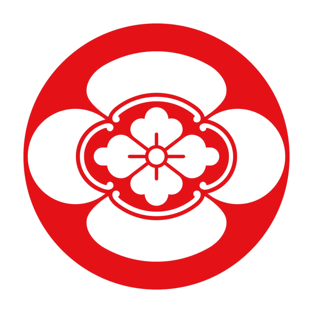 石持ち地抜き木瓜紋 8