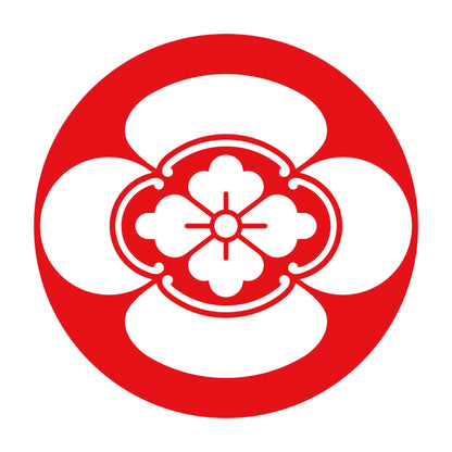 石持ち地抜き木瓜紋 8