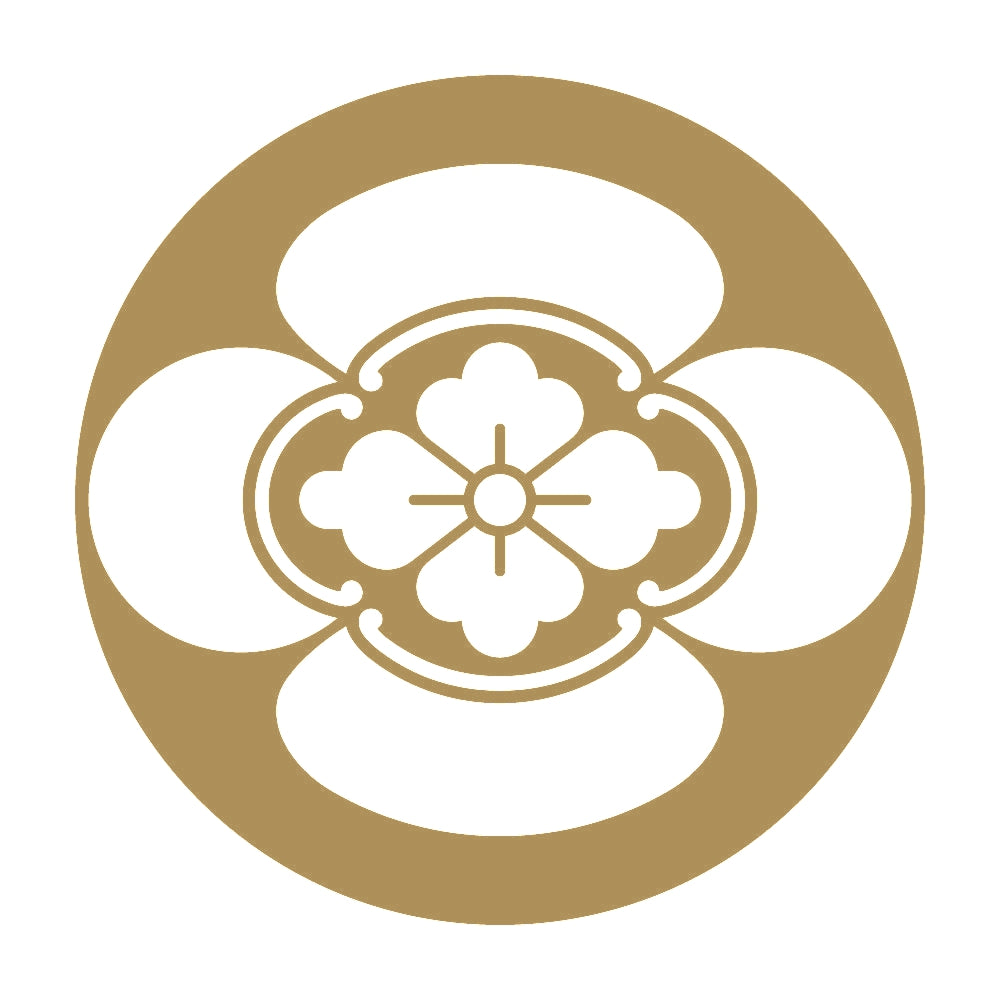 石持ち地抜き木瓜紋 9