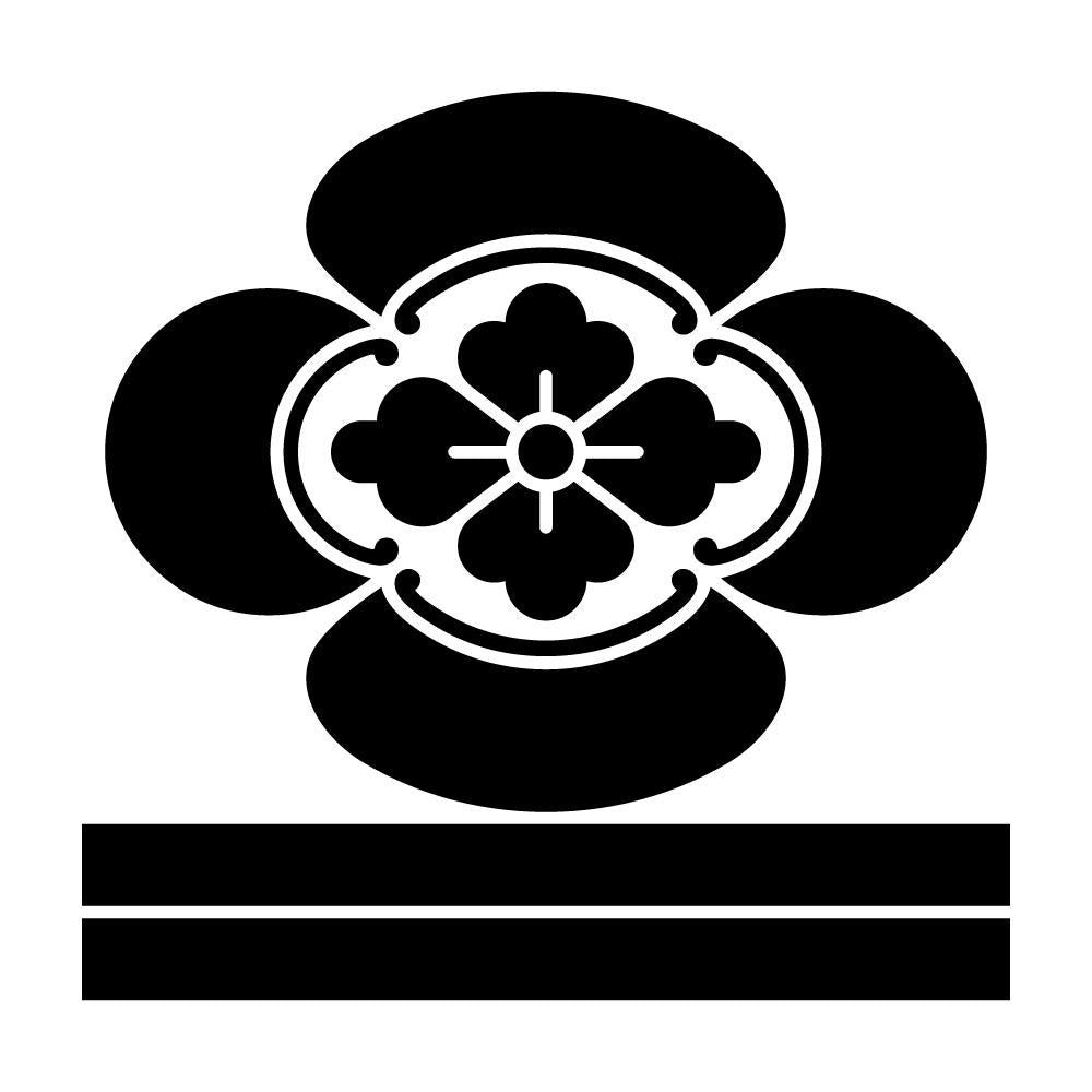 木瓜に二つ引き紋