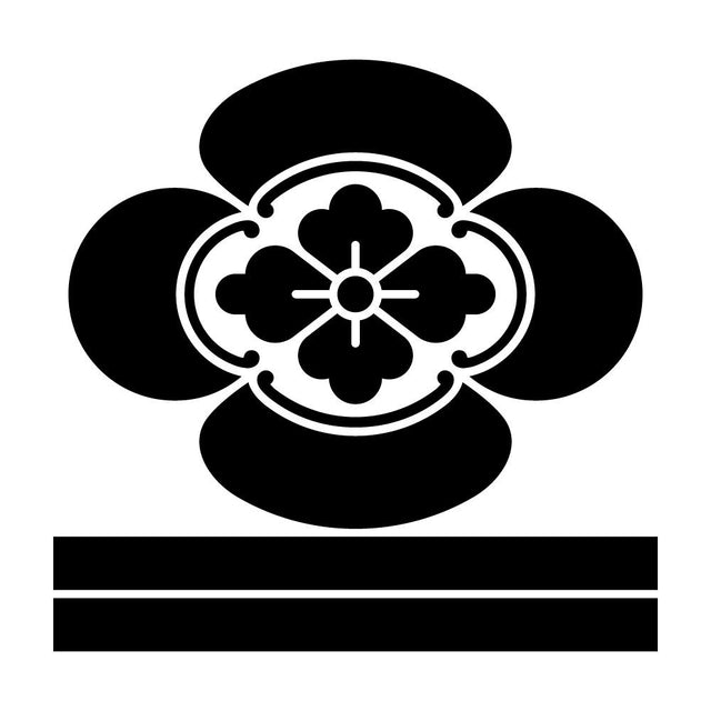 木瓜に二つ引き紋
