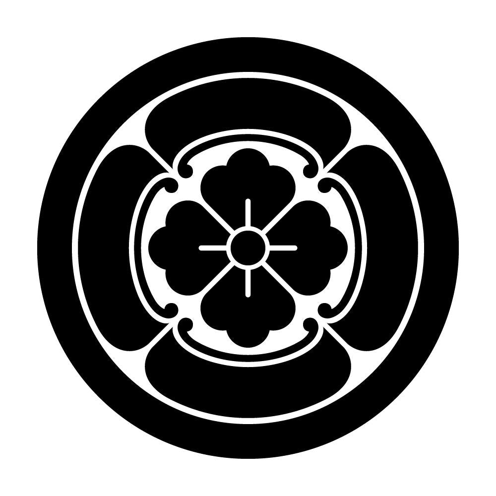 丸に四方木瓜紋