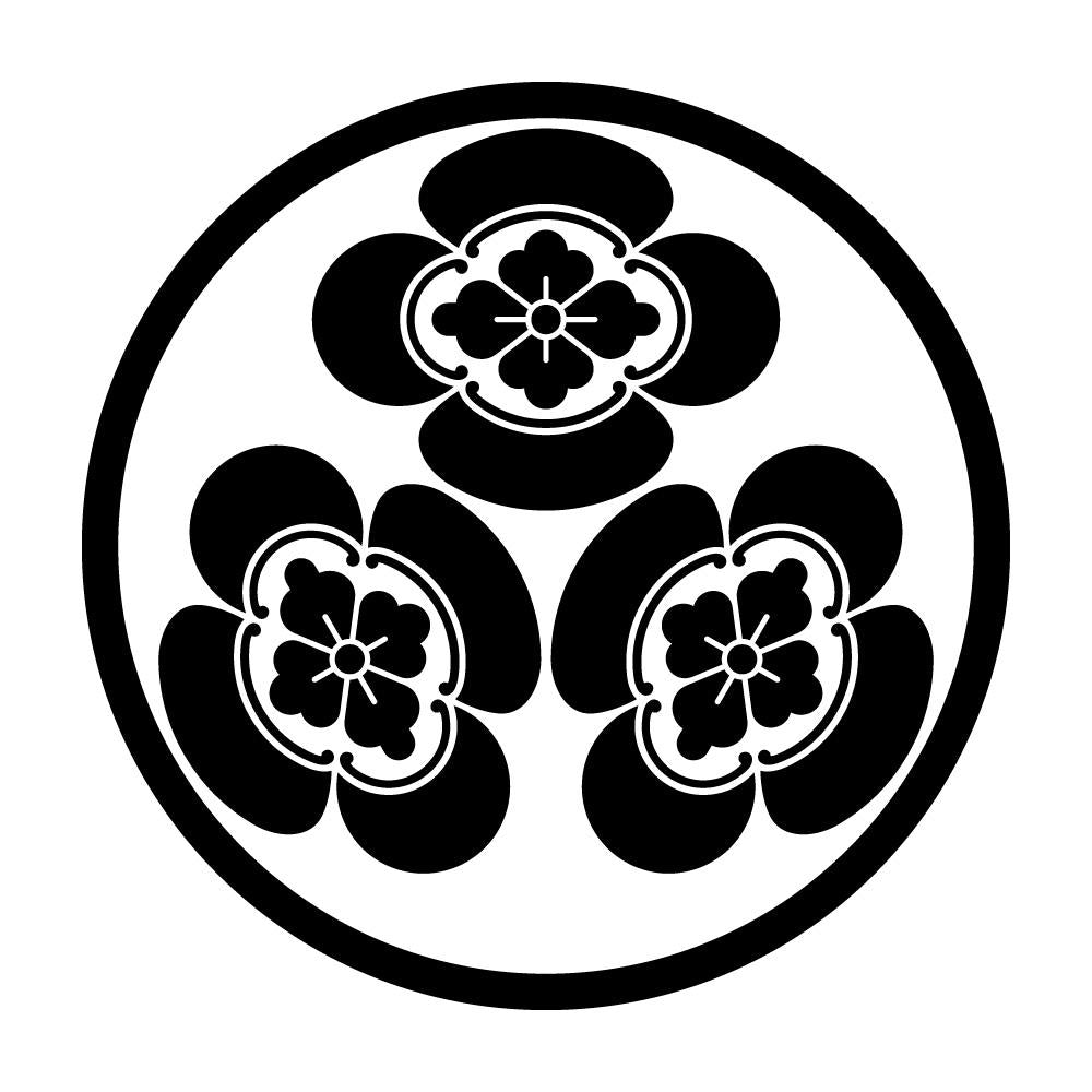 糸輪に三つ木瓜紋
