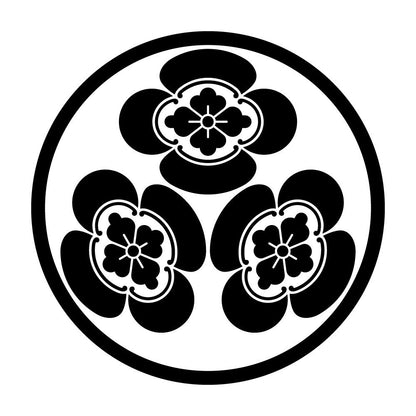 糸輪に三つ木瓜紋